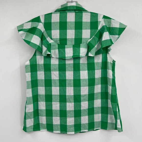 Aura Green Plaid Blouse and Maxi Skirt Set | Excellent Condition - Picture 12 of 12